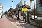 旭川駅正門對面的巴士站